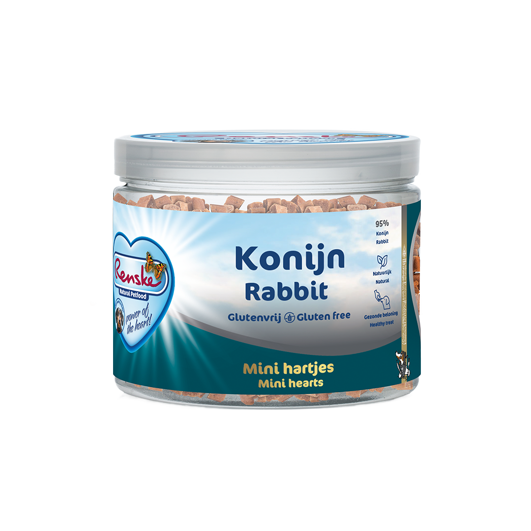 Renske Gezonde Beloningen Mini Hartjes Konijn