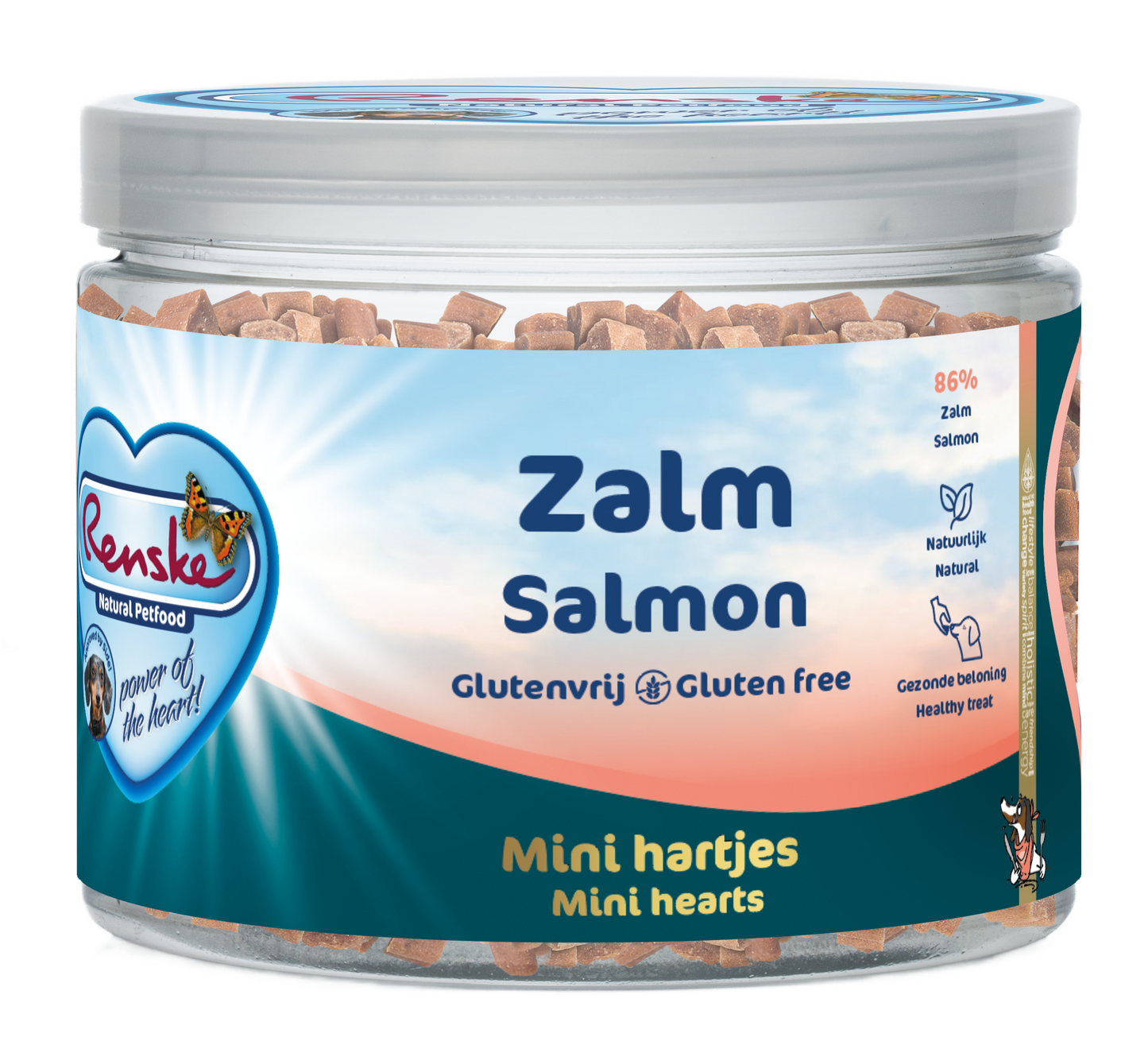 Renske Gezonde Beloningen Mini Hartjes Zalm