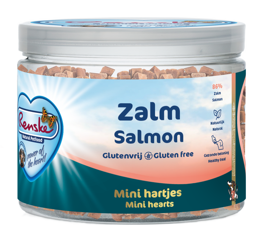 Renske Gezonde Beloningen Mini Hartjes Zalm