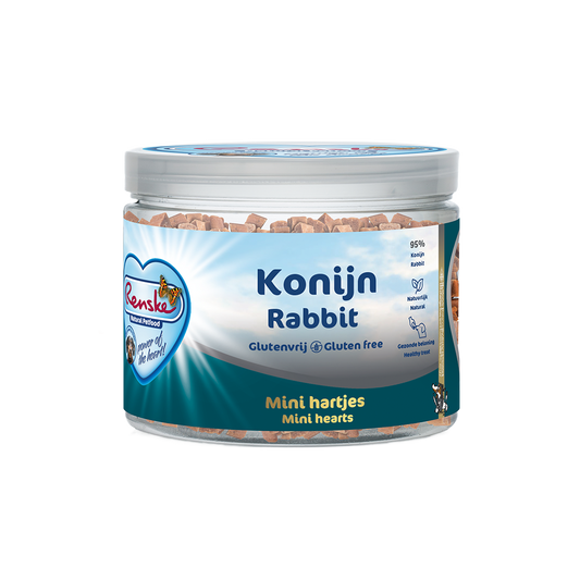 Renske Gezonde Beloningen Mini Hartjes Konijn