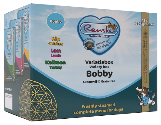 Renske Gestoomd Variatiebox Bobby 12x395g graanvrij