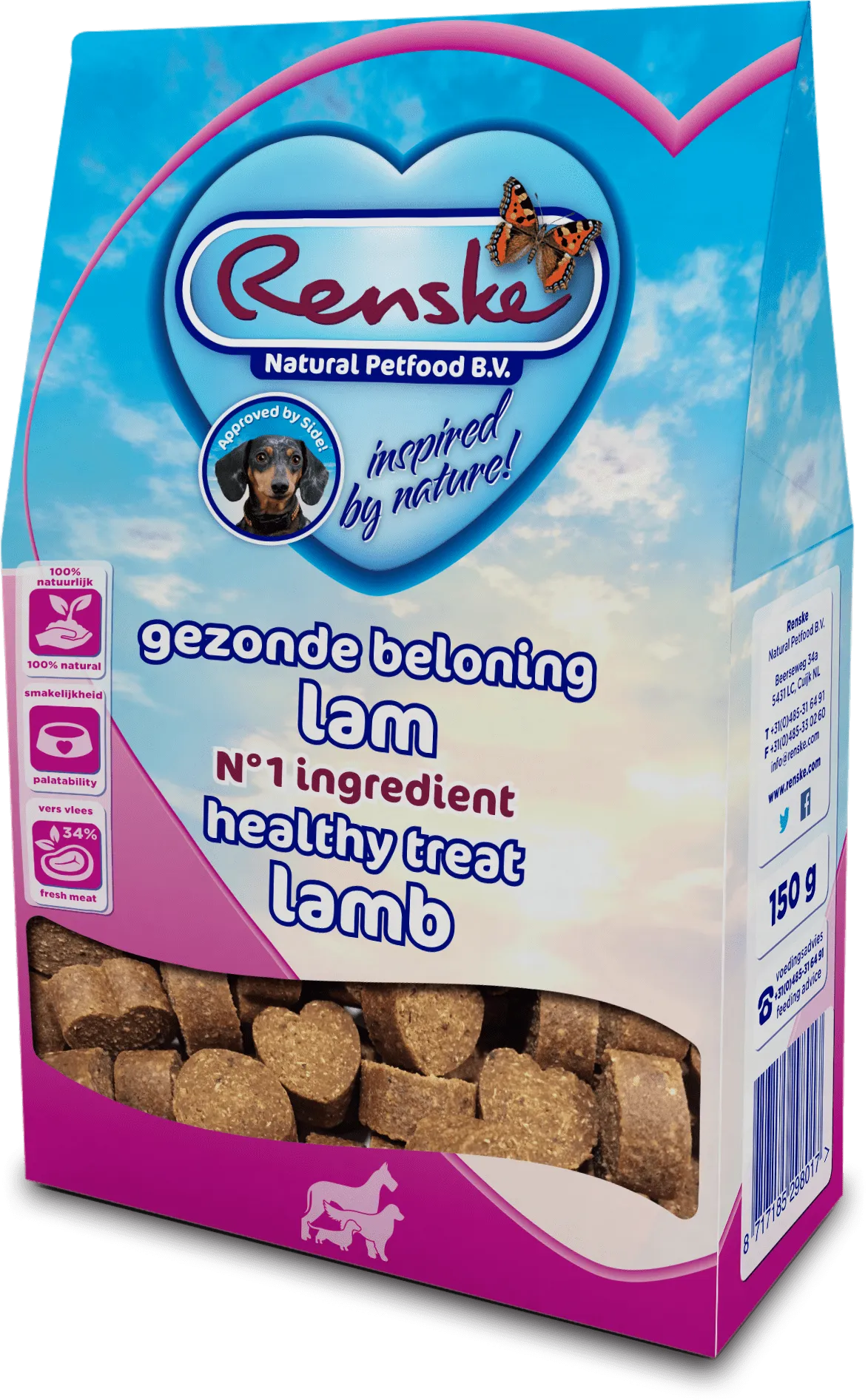 Renske Gezonde Beloningen Lam 150g