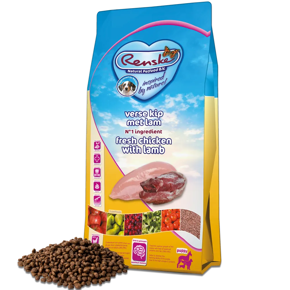 Renske Super Premium Kip&Lam puppy